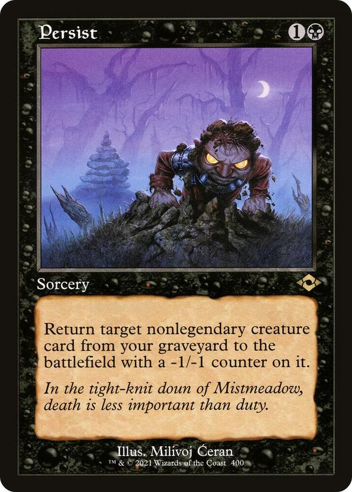Persist Retro Frame 400 (Modern Horizons 2)  - Foil | Good Games Adelaide SA