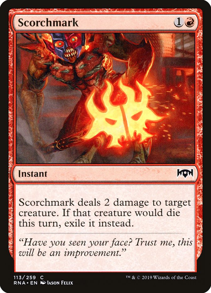Scorchmark 113 (Ravnica Allegiance)  - Foil | Good Games Adelaide SA