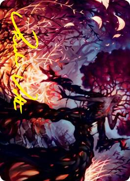 Splendid Reclamation Art Card Gold Stamped Signature 55 (Art Series: Innistrad: Crimson Vow)  | Good Games Adelaide SA