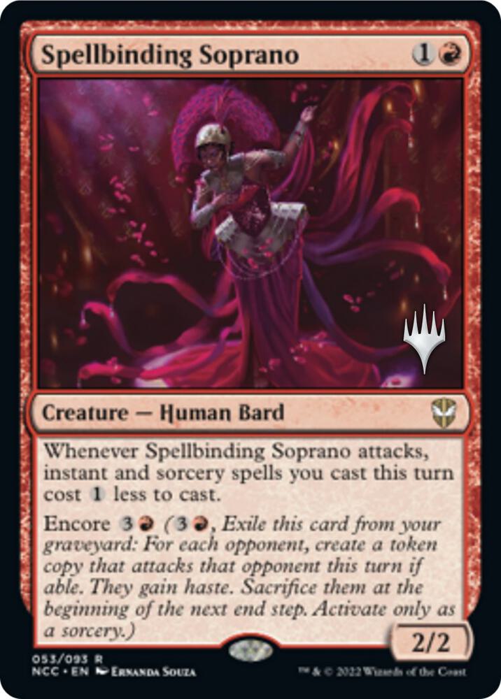 Spellbinding Soprano 53 (Promo Pack: Streets of New Capenna)  - Foil | Good Games Adelaide SA
