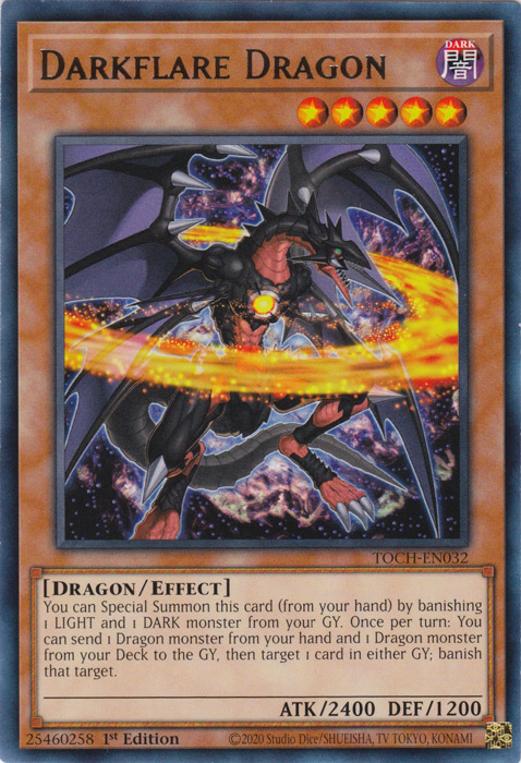 Darkflare Dragon [TOCH-EN032] Rare | Good Games Adelaide SA