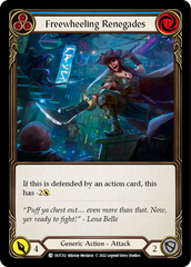 Freewheeling Renegades (Blue) [OUT212] (Outsiders)  Rainbow Foil | Good Games Adelaide SA