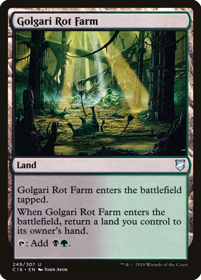 Golgari Rot Farm [Commander 2018] | Good Games Adelaide SA
