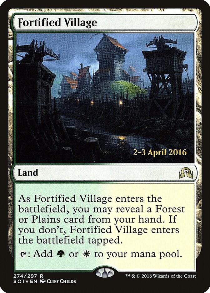 Fortified Village 274 (Prerelease Cards)  - Foil | Good Games Adelaide SA