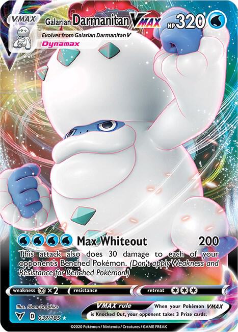 Galarian Darmanitan VMAX 037/185 (SWSH04: Vivid Voltage)  - Holofoil | Good Games Adelaide SA