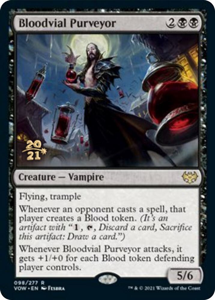 Bloodvial Purveyor 98 (Prerelease Cards)  - Foil | Good Games Adelaide SA