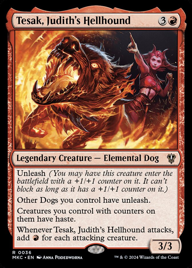 Tesak, Judith's Hellhound 36 (Commander: Murders at Karlov Manor)  | Good Games Adelaide SA