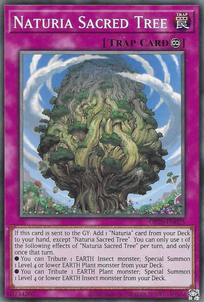 Naturia Sacred Tree [OP20-EN025] Common | Good Games Adelaide SA