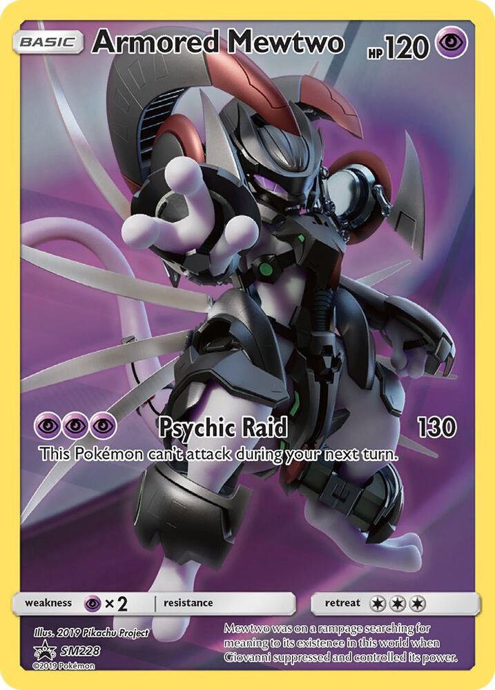Armored Mewtwo SM228 (SM Promos)  - Holofoil | Good Games Adelaide SA