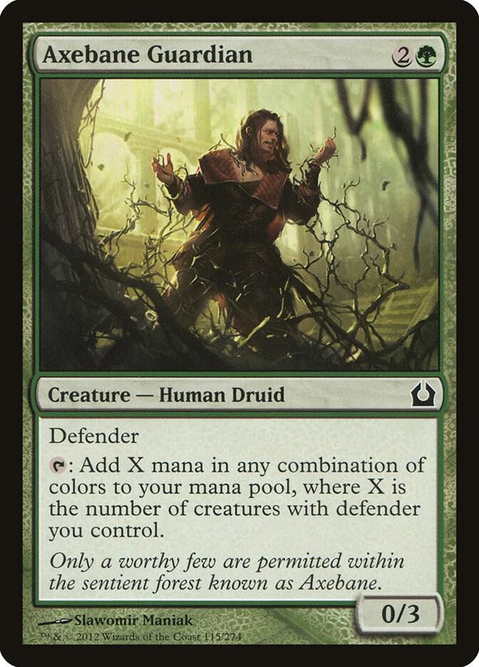 Axebane Guardian 115 (Return to Ravnica)  - Foil | Good Games Adelaide SA
