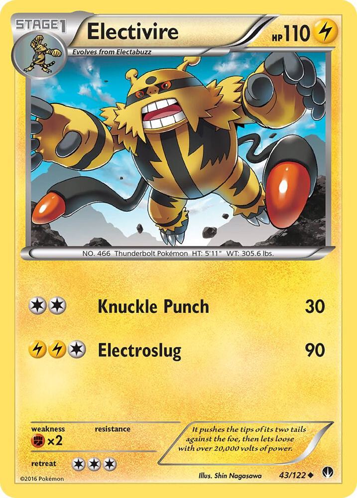 Electivire 43/122 (XY - BREAKpoint)  | Good Games Adelaide SA