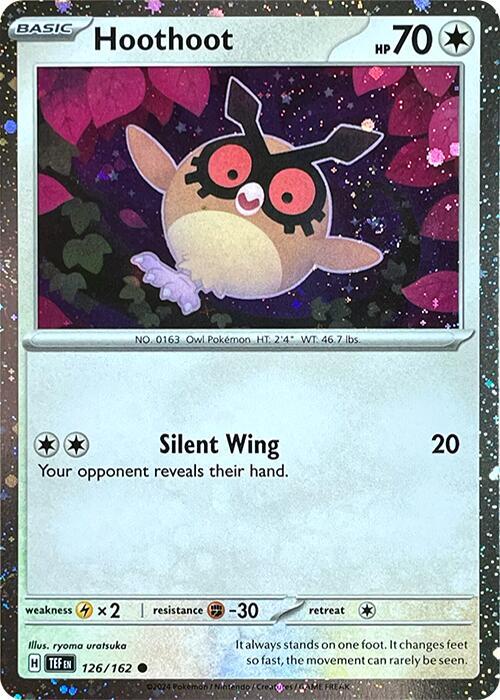 Hoothoot 126/162 (Miscellaneous Cards & Products)  - Holofoil | Good Games Adelaide SA