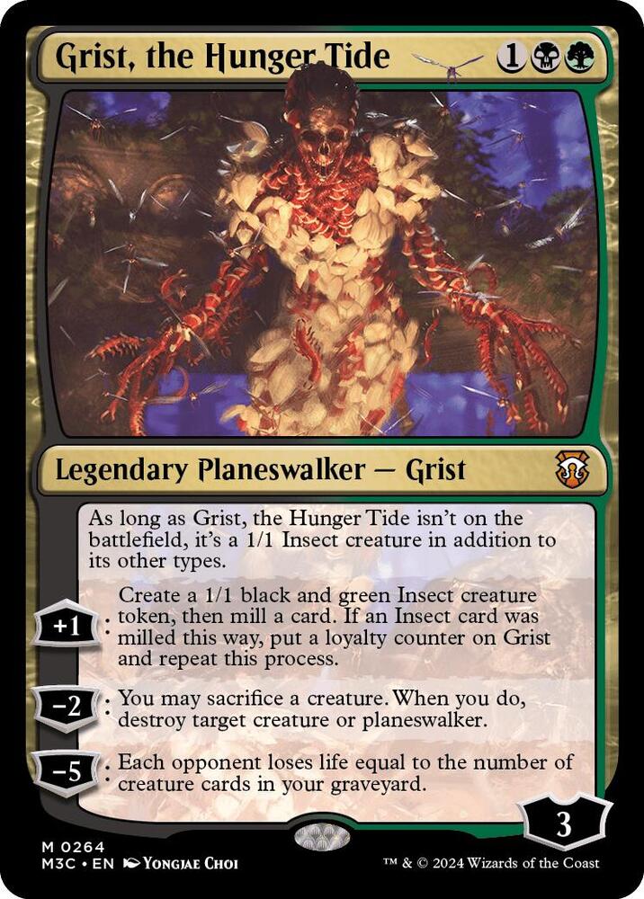 Grist, the Hunger Tide 264/411 (Commander: Modern Horizons 3)  - Ripple Foil | Good Games Adelaide SA