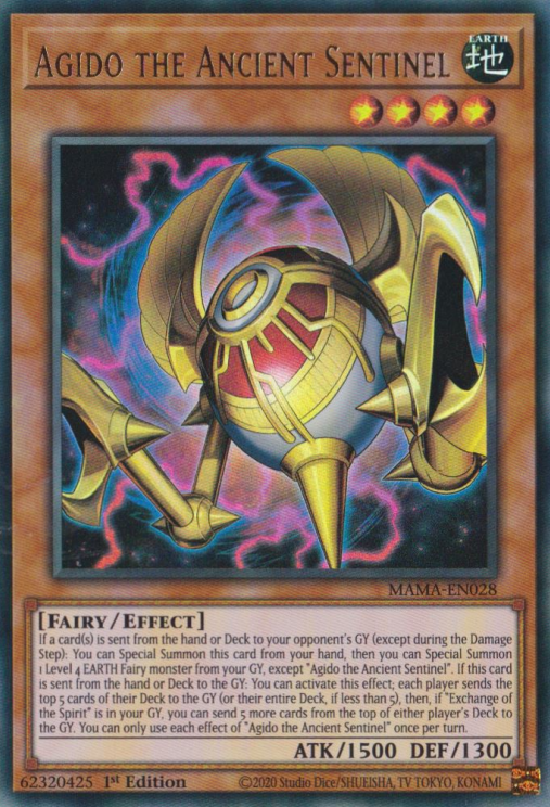 Agido the Ancient Sentinel [MAMA-EN028] Ultra Rare | Good Games Adelaide SA