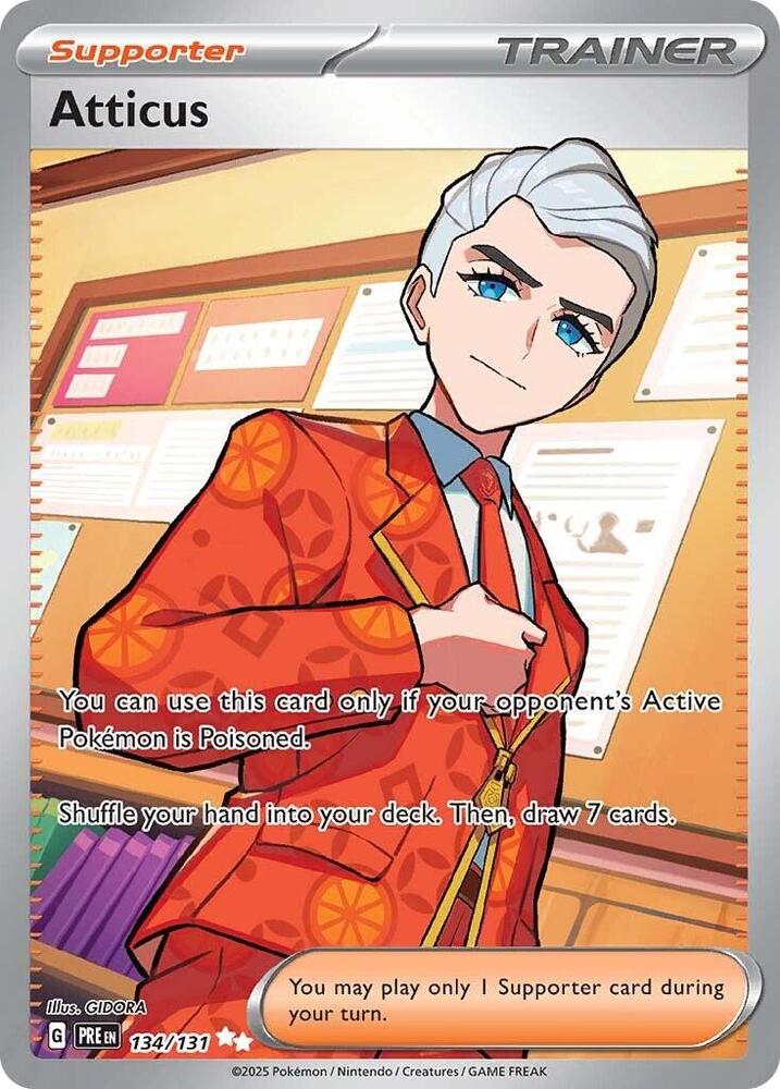 Atticus (134/131) [Scarlet & Violet: Prismatic Evolutions] | Good Games Adelaide SA