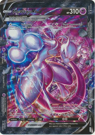 Mewtwo V-Union (Jumbo Card) [Sword & Shield: Black Star Promos] | Good Games Adelaide SA