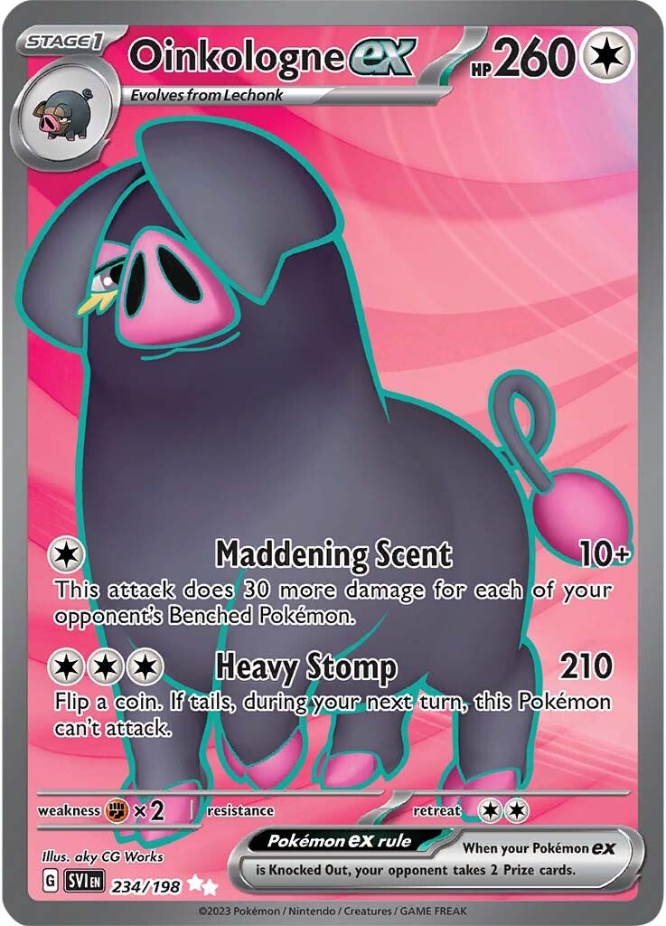 Oinkologne ex (234/198) [Scarlet & Violet: Base Set] | Good Games Adelaide SA