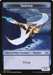 Golem // Thopter (008) Double-sided Token [Double Masters Tokens] | Good Games Adelaide SA