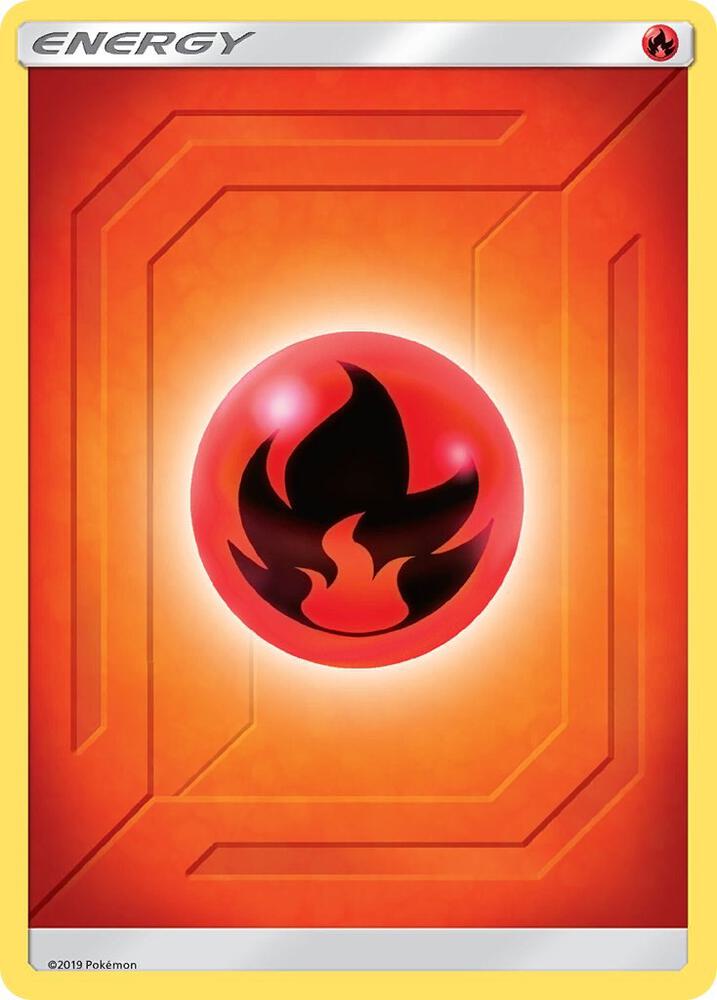 Fire Energy 2019 Unnumbered  (SM - Team Up)  - Reverse Holofoil | Good Games Adelaide SA