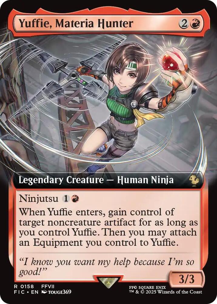 Yuffie Materia Hunter 158 (Commander: FINAL FANTASY)  | Good Games Adelaide SA