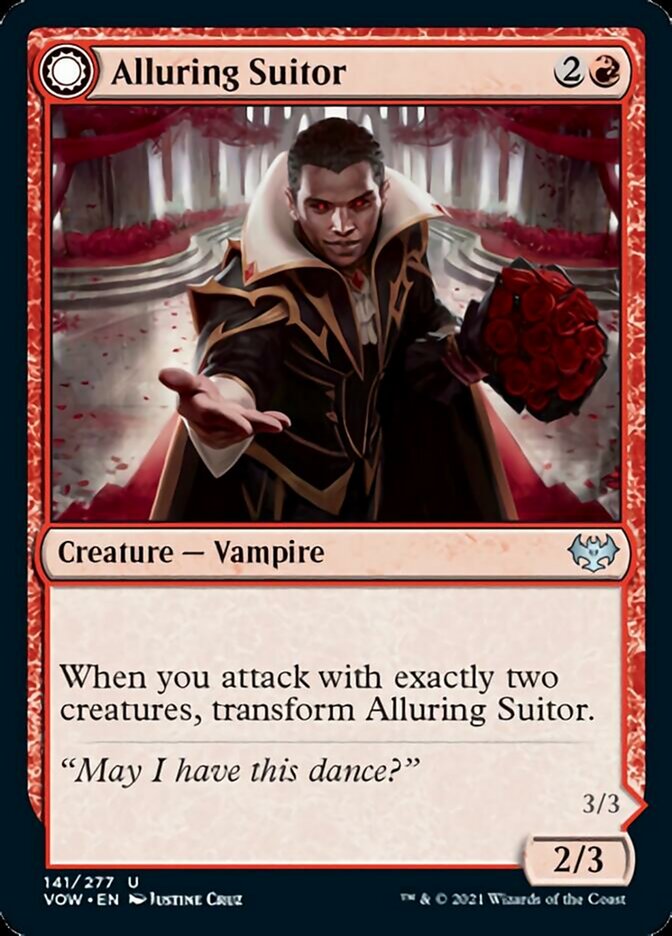 Alluring Suitor // Deadly Dancer [Innistrad: Crimson Vow] | Good Games Adelaide SA