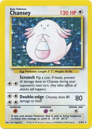 Chansey (3/102) [Base Set Unlimited] | Good Games Adelaide SA