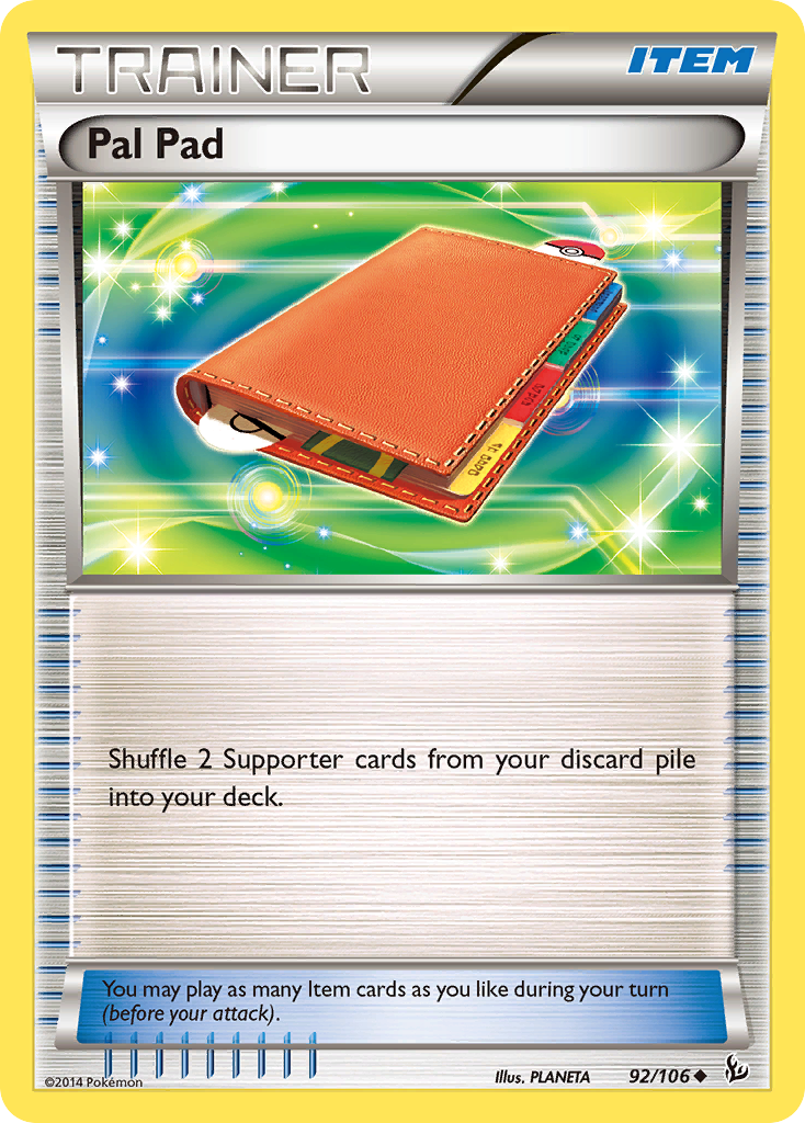Pal Pad (92/106) [XY: Flashfire] | Good Games Adelaide SA