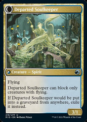Devoted Grafkeeper // Departed Soulkeeper [Innistrad: Midnight Hunt] | Good Games Adelaide SA