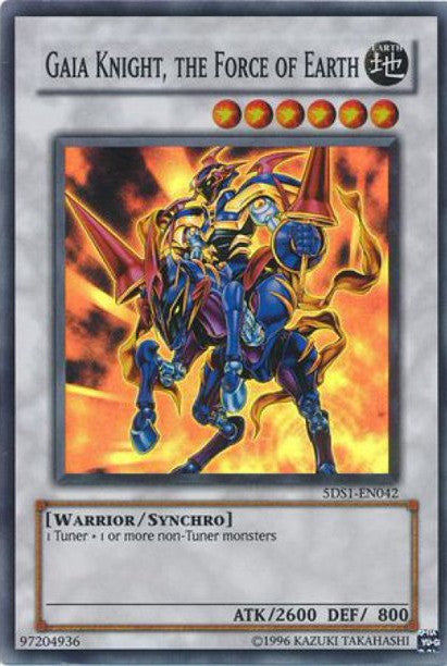 Gaia Knight, the Force of Earth [5DS1-EN042] Common | Good Games Adelaide SA