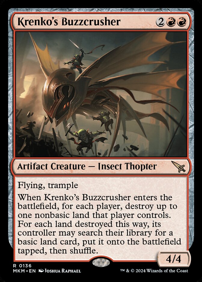 Krenko's Buzzcrusher 136 (Murders at Karlov Manor)  - Foil | Good Games Adelaide SA