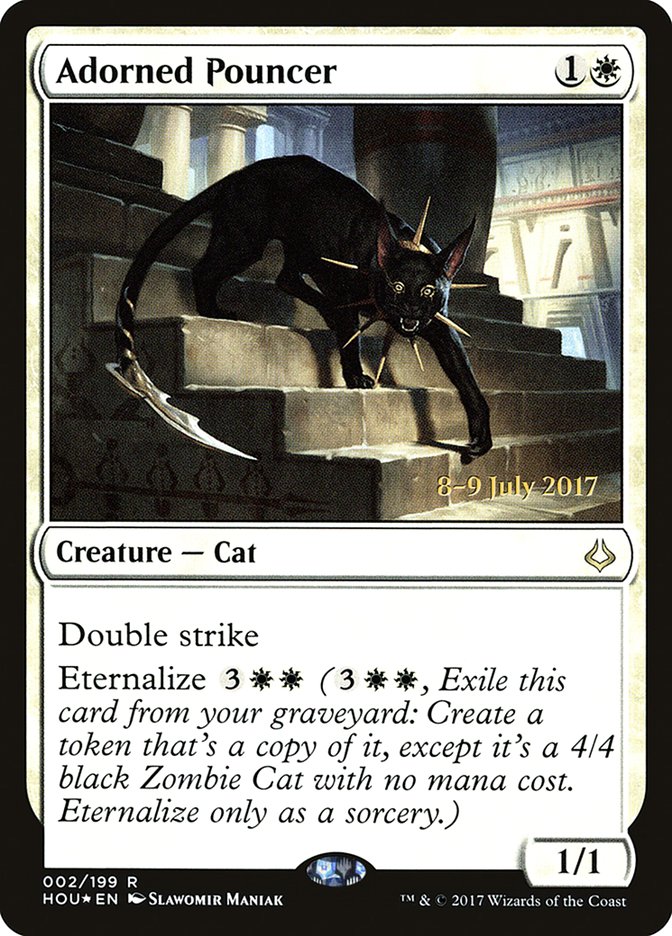 Adorned Pouncer [Hour of Devastation Promos] | Good Games Adelaide SA