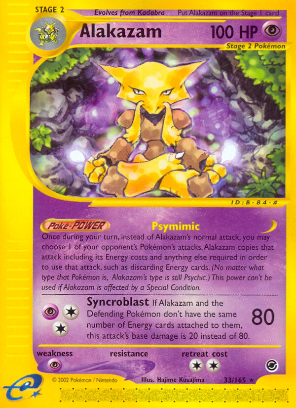 Alakazam (33/165) [Expedition: Base Set] | Good Games Adelaide SA