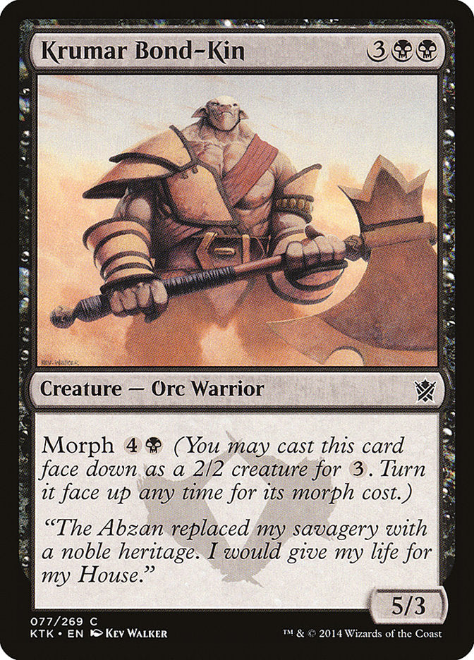 Krumar Bond-Kin 77 (Khans of Tarkir)  | Good Games Adelaide SA