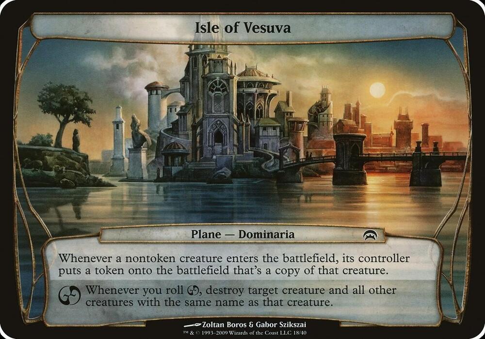Isle of Vesuva Planechase  (Oversize Cards)  | Good Games Adelaide SA