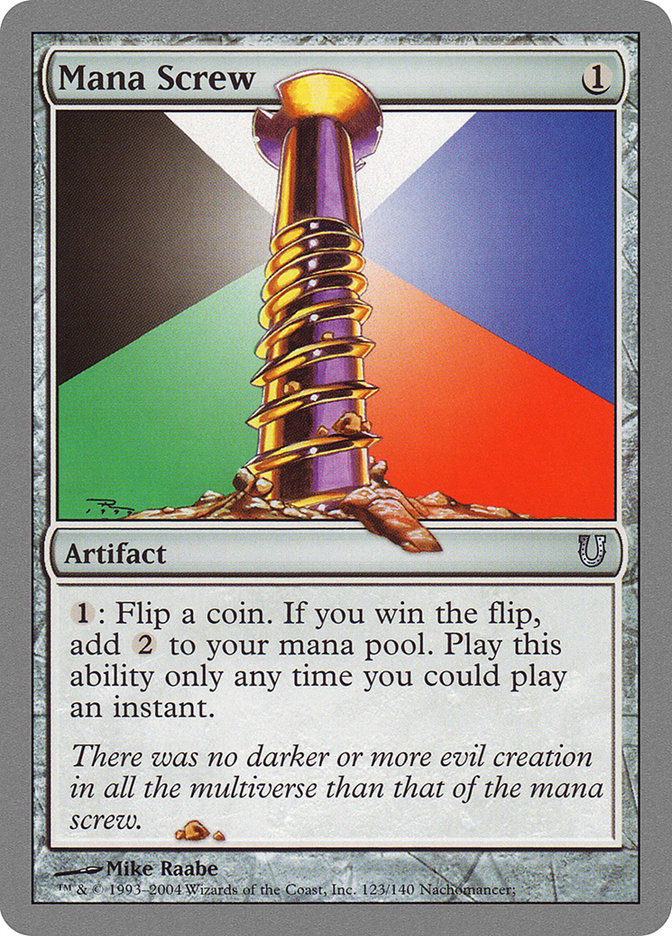 Mana Screw 123 (Unhinged)  | Good Games Adelaide SA
