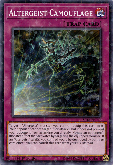 Altergeist Camouflage [SP18-EN047] Starfoil Rare | Good Games Adelaide SA