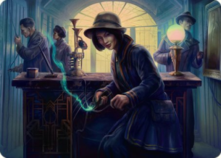 Wiretapping Art Card [Streets of New Capenna Art Series] | Good Games Adelaide SA