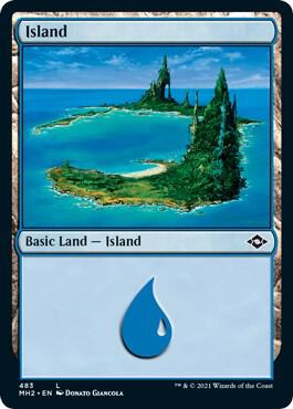 Island 483 Foil Etched 483 (Modern Horizons 2)  - Foil | Good Games Adelaide SA