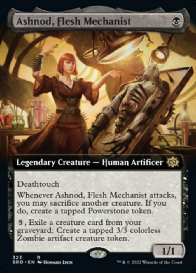 Ashnod, Flesh Mechanist (Extended Art) [The Brothers' War] | Good Games Adelaide SA