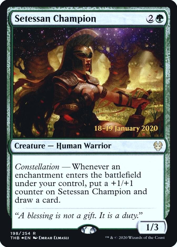 Setessan Champion 198 (Prerelease Cards)  - Foil | Good Games Adelaide SA