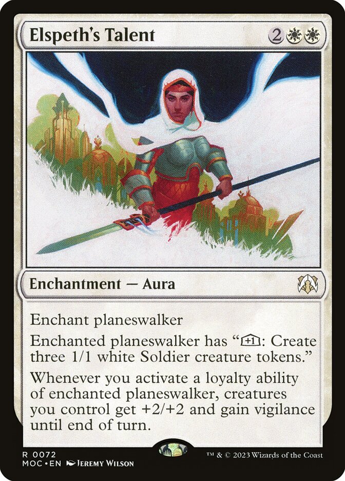 Elspeth's Talent 72 (Commander: March of the Machine)  | Good Games Adelaide SA