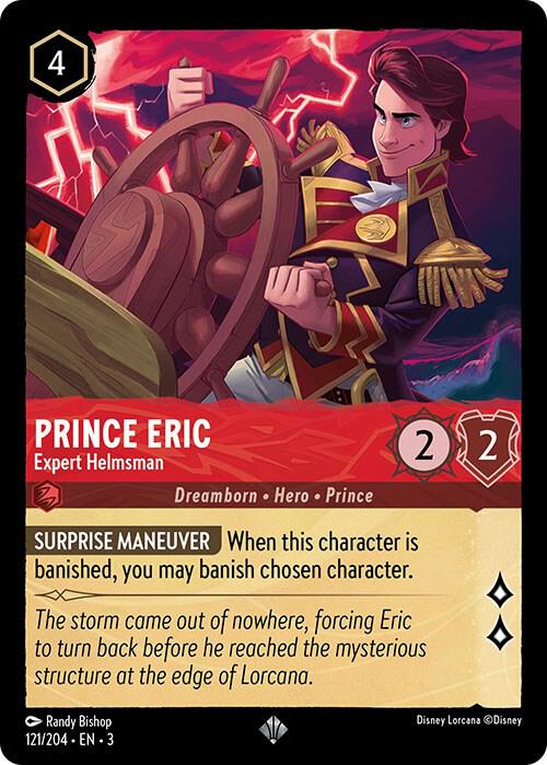 Prince Eric Expert Helmsman 121/204 (Into the Inklands)  - Cold Foil | Good Games Adelaide SA