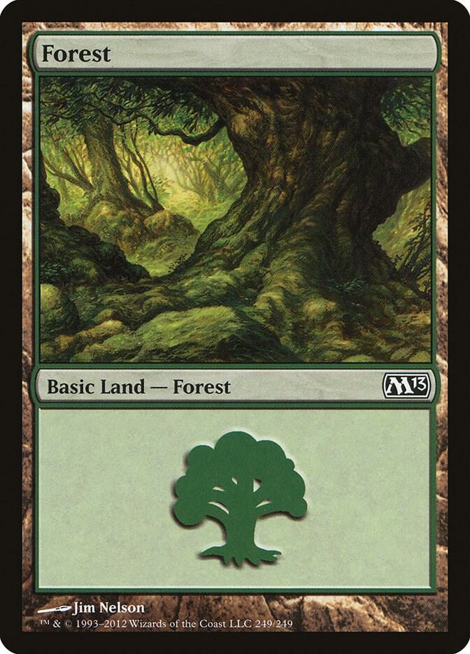 Forest 249 249 (Magic 2013 (M13))  - Foil | Good Games Adelaide SA