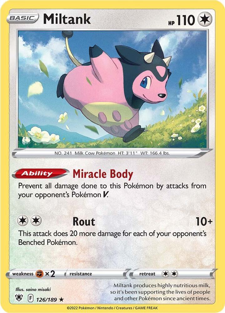 Miltank 126/189 (SWSH10: Astral Radiance)  - Holofoil | Good Games Adelaide SA