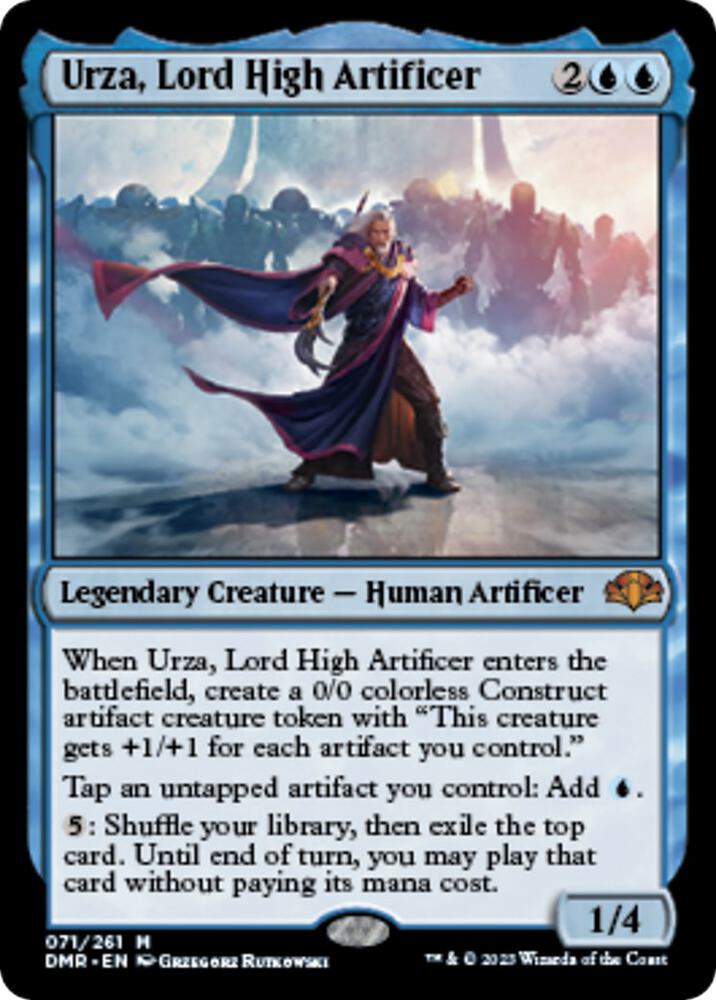 Urza Lord High Artificer 71 (Dominaria Remastered)  - Foil | Good Games Adelaide SA