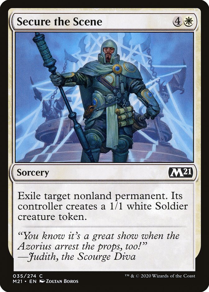 Secure the Scene 35 (Core Set 2021)  - Foil | Good Games Adelaide SA