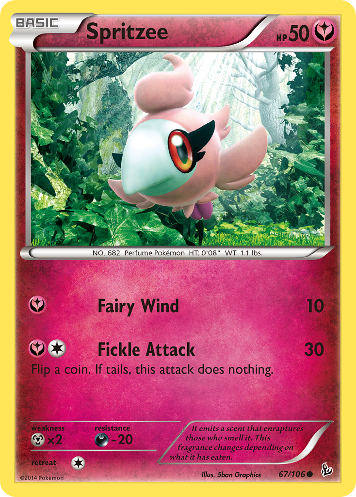 Spritzee (67/106) [XY: Flashfire] | Good Games Adelaide SA
