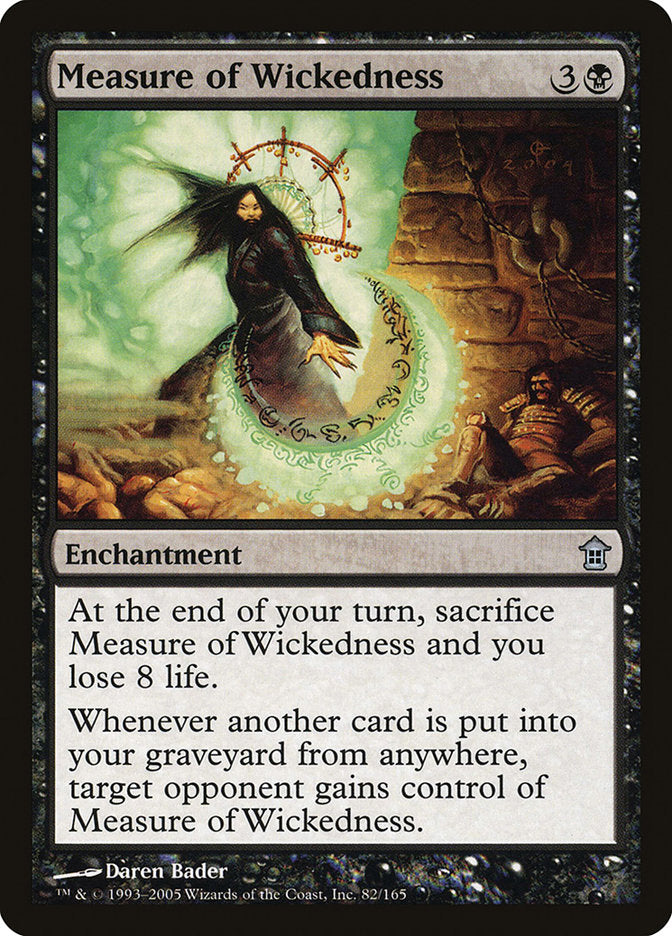 Measure of Wickedness 82 (Saviors of Kamigawa)  - Foil | Good Games Adelaide SA