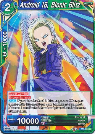 Android 18, Bionic Blitz [BT9-099] | Good Games Adelaide SA