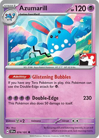 Azumarill Series 7 074/191 (Prize Pack Series Cards)  | Good Games Adelaide SA